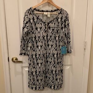 Caribbean Joe 3/4 sleeve dress.